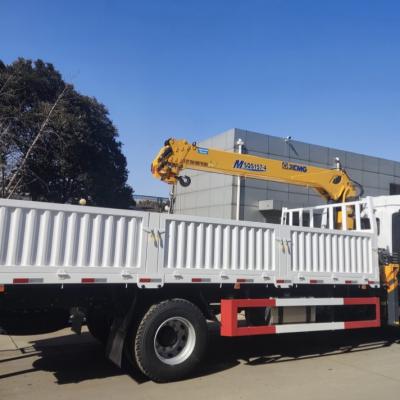 Truck-Mounted Crane with Flatbed