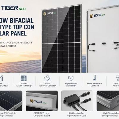 TIGER NEO 720W Bifacial N-Type TOPCon Solar Panel