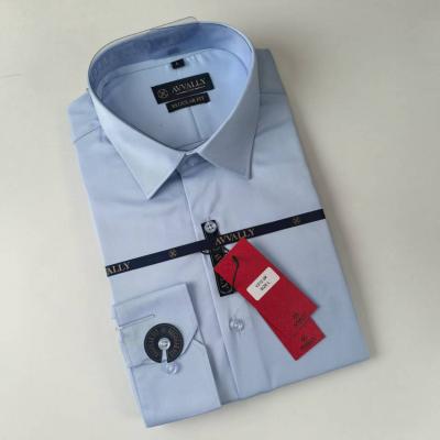 AVVALLY Men's Regular Fit Long Sleeve Dress Shirt